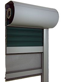 Vorbaurolladen mit rundem Kasten