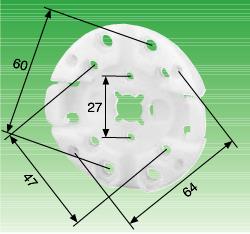 Selve PVC Anschraublager - 280178