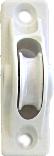 Schnurführung braun oder weiß mit Feder - PL250/..