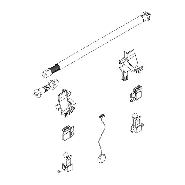 Zubehörset für integriertes Insektenschutzrollo